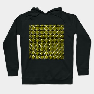 3D Geometric Polygon (Dark Yellow) Hoodie